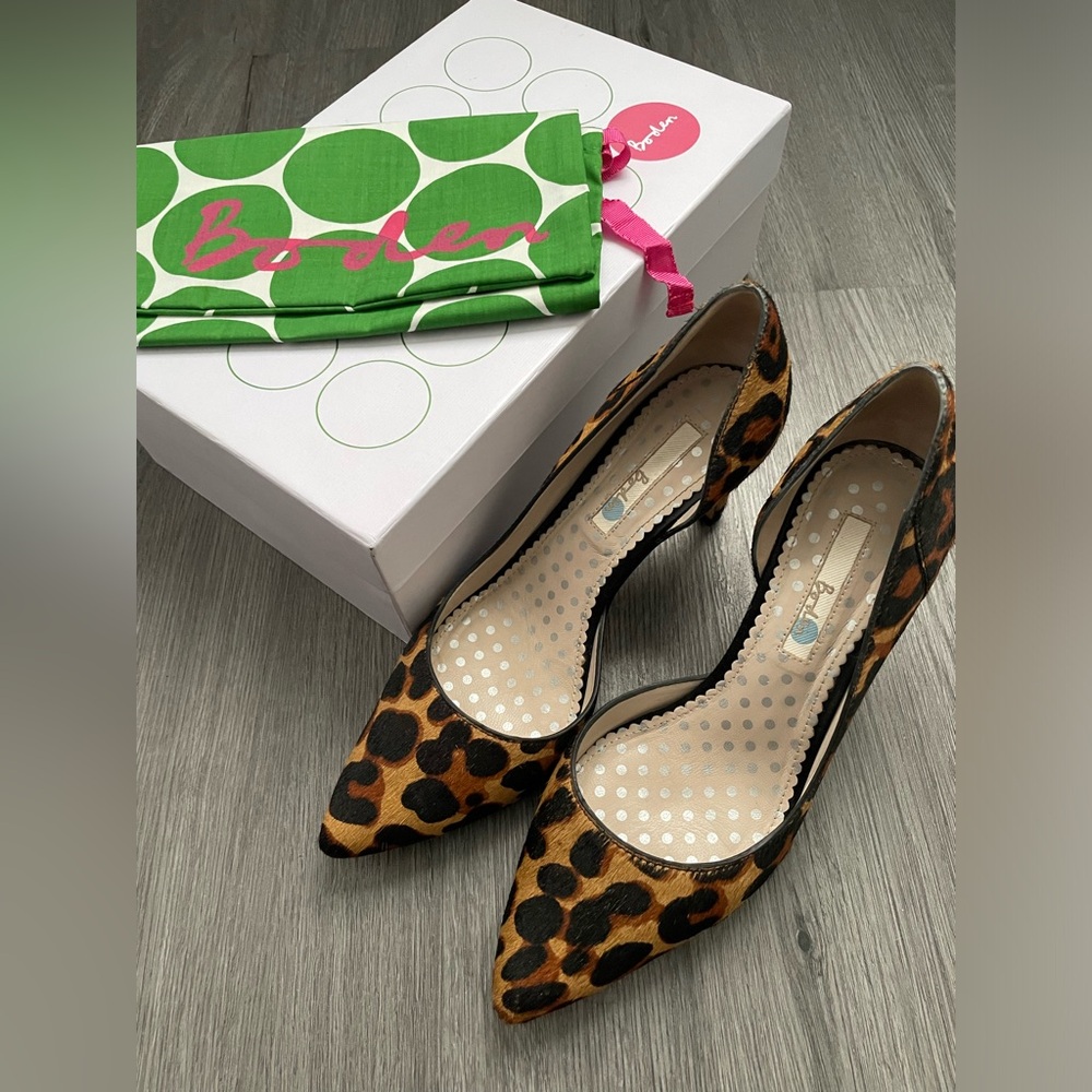 Boden Leopard Heels